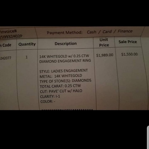 Engagement ring - Picture 3 of 3